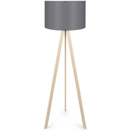 Lampadaire D BY M.RED Grey Oak - MDF - Style moderne - Eclairage ambiance
