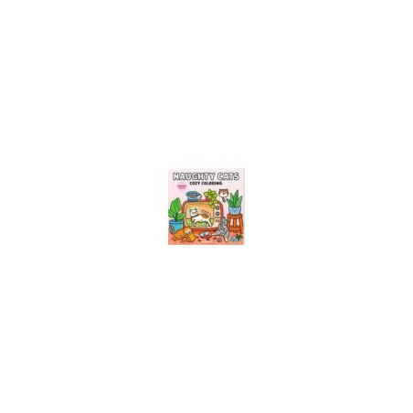 Ravensburger – Cozy coloring – Naughty cats – Coloriage adulte – Activité détente et créative – 48135