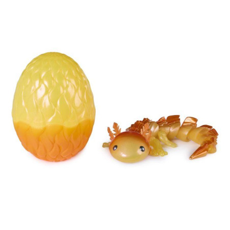 Axolotl Hypnotisant a Collectionner Crystalynx Dragons - Articulations Combinables - SPIN MASTER - A partir de 8 ans