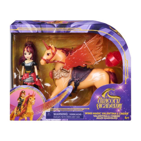Valentina et Cinder Ailes Magiques L'Ecole des Licornes - Poupée + Licorne - SPIN MASTER - A partir de 4 ans