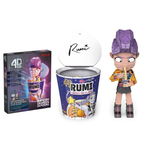 Ramen de Rumi 4D Build - KPop Demon Hunters - Réplique 138 Pieces a Construire - SPIN MASTER - A partir de 12 ans