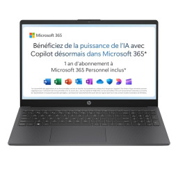 PC portable HP 15,6" FHD -...