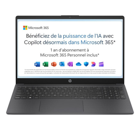 PC portable HP 15,6" FHD - RAM 4 Go+ SSD 128 Go - Intel Celeron N100, Intel UHD Graphics, Windows 11