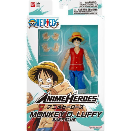 Figurine articulée Anime Heroes - Bandai - One Piece - Luffy East Blue - 17 cm