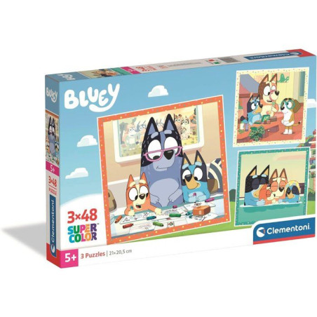 Puzzle 3x48 pieces - Bluey