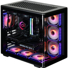 PC Gamer powered by COOLER MASTER - Sans Windows - AMD Ryzen 9600X - RTX 5070 12 Go - RAM 32Go DDR5 - SSD 2To