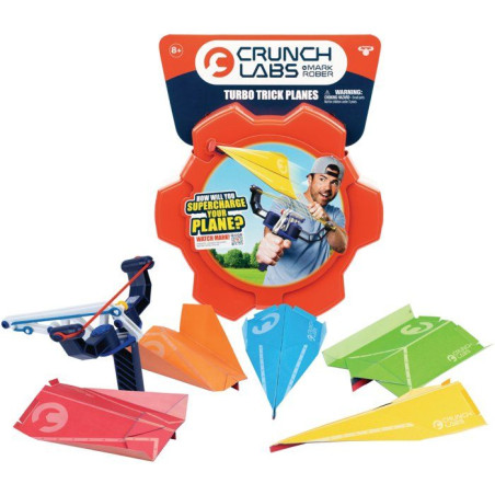 Kit scientifique - CRUNCHLABS - Lanceur d'avions - Aérodynamique - 5 modeles