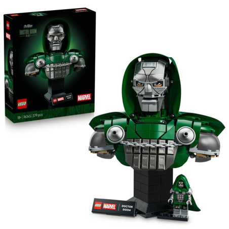 LEGO | Marvel 76345 Buste du Docteur Doom - Set de Construction Adulte - Cadeau Collector