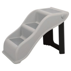 TRIXIE Escalier - 34 x 39 x 54 cm - Gris clair - Pour chien TRIXIE Escalier - 34 x 39 x 54 cm - Gris clair - Pour chien