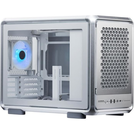Boitier PC Gaming - COOLER MASTER - MF400M-SHNN-S00 - MasterFrame 400 Mesh Silver - Micro-ATX et Mini-ITX
