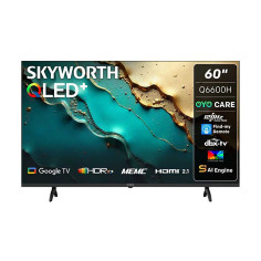 TV Skyworth 60" QLED 4K : 120 Hz, Google TV