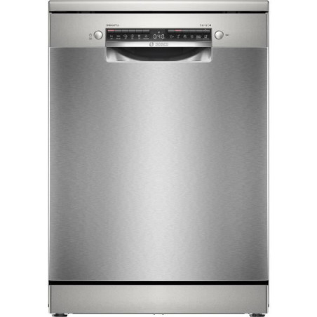 Lave-vaisselle pose-libre BOSCH SMS4ECI26E SER4 - 13 couverts - Induction - L60cm - 44 dB - tiroir a couverts - Acier brossé