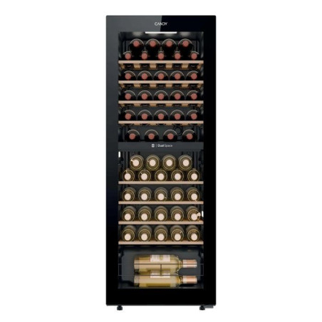 Cave a vin de service - CANDY CNWQ4G56G2 - 56 bouteilles - 2 zones - Multi-température - 37 dB - H 128cm x l 47,5cm x P 45,6cm