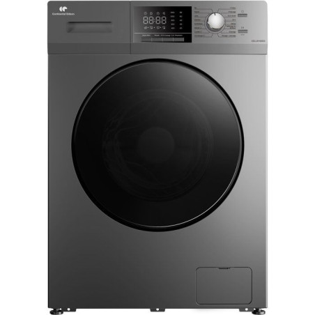 Lave-linge hublot CONTINENTAL EDISON CELL8140IS3 - 8 kg - Induction - L60 cm - Classe A - 1400 trs - Silver