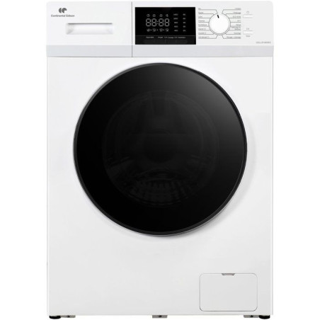 Lave-linge hublot CONTINENTAL EDISON CELL8140IW3 - 8 kg - Induction - L60 cm - Classe A - 1400 trs - Blanc