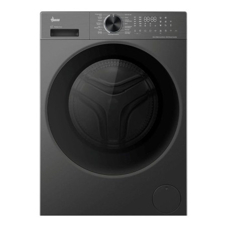 Lave-linge hublot HOOVER HLP610BL10GUH-47 - 10 kg - Induction - 1600 trs/min - Classe A-35% - Connecté - Vapeur - Anthracite