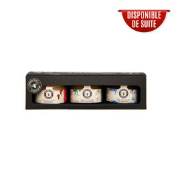 Coffret cadeau carton 3x40g