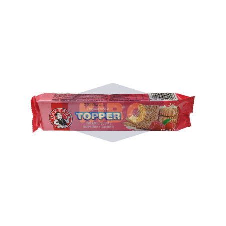 Biscuits à la crème framboise bakers topper 125g