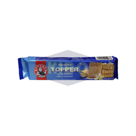 Biscuits à la crème vanille bakers topper 125g