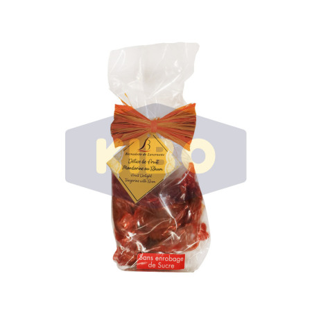 Pâtes de fruits mandarine au rhum 100g