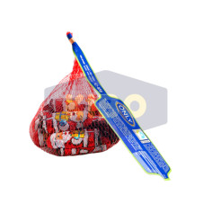Mini pères noël en chocolat au lait 85g