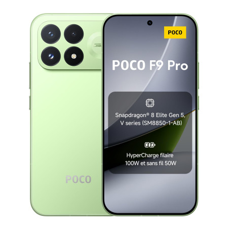 POCO F9 Pro - 12 Go RAM + 512 Go - Vert