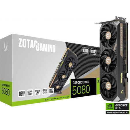 ZOTAC - Carte graphique gaming - GeForce RTX 5080 - Solid Core - 16 Go