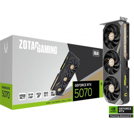 ZOTAC - Carte graphique gaming - GeForce RTX 5070 - Solid - 12 Go