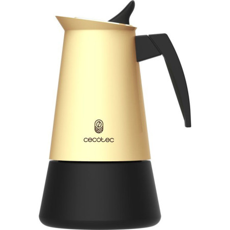 Cafetiere italienne - CECOTEC - Piccolina 600 Beige - 6 tasses - 300 ml - Compatible induction