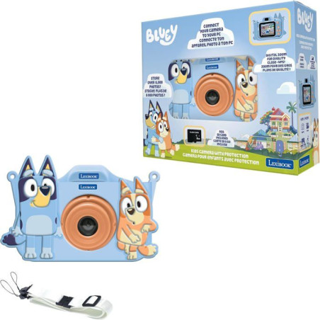 LEXIBOOK - Camera pour enfants avec protection Bluey