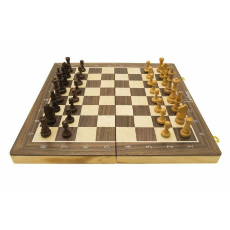 Jeu d'échecs magnétique en bois pliable - Lexibook - Chessman Géant Pro - Des 7 ans - Jeu en famille