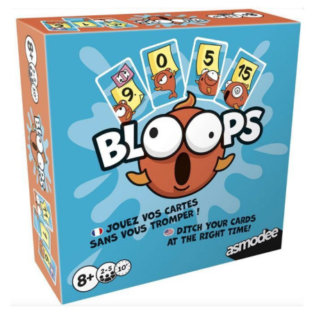 Bloops - jeux de defausse - ASMODEE - ZYGPUN0101FR - Bleu - Des 8 ans