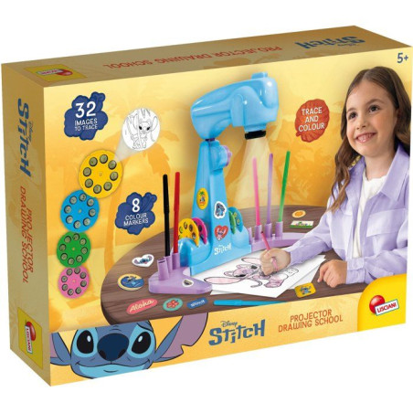 Projecteur de dessins avec accessoires - LISCIANI - Stitch - 32 images a tracer - Apprentissage du dessin