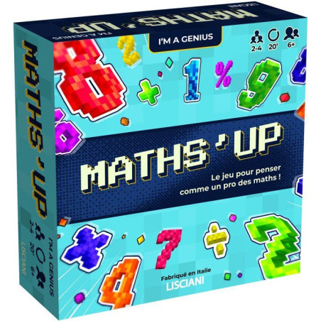 I'm Genius Maths'Up - Jeu éducatif de mathématiques - LISCIANI - Multiplications - Défis évolutifs