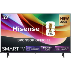 Hisense 32A4S - TV LED 32 (80 cm) - HD Ready 1366x768 - Smart TV - 2 HDMI 1.4 - WiFi