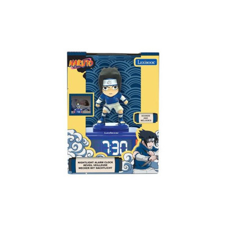 Réveil Veilleuse - LEXIBOOK - Sasuke - Multicolore - Montre éducative - Réveil éducatif