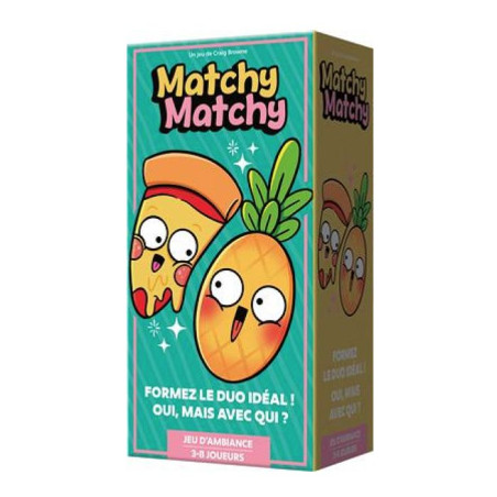 Cocktail Games - Matchy Matchy - Jeu d'ambiance drôle - Party game Famille et amis - Des 10 ans - 3 a 8 joueurs - 30 min - VF
