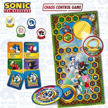 Sonic Contrôle du Chaos - Jeu de société - LISCIANI - Aventure - Univers Sonic
