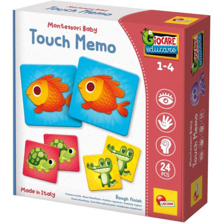 Jouer Apprendre Baby Memo Pieces Sensitives - Jeu de mémoire - LISCIANI - Toucher et observation
