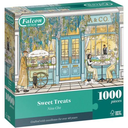 Puzzle - JUMBO - FALCON - Sweet treats - 1000 pieces - Des 12 ans