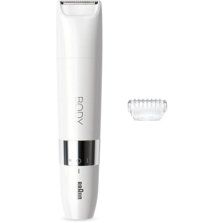 Mini tondeuse corps - BRAUN - BS1000 - Compacte - Précise - Zones sensibles