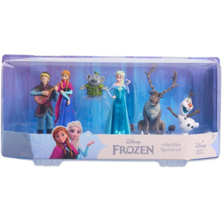 Coffret figurines - DISNEY FROZEN - La Reine des Neiges - 6 figurines de 8 cm - Collection