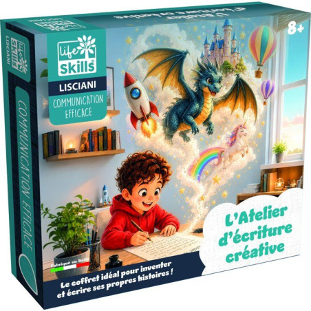 Life Skills Écriture Créative et Storytelling - Coffret éducatif - LISCIANI - Créativité et expression écrite