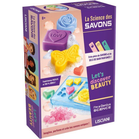 I'm A Genius La Science des Savons - Coffret scientifique - LISCIANI - Création de savons personnalisés