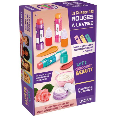 I'm A Genius La Science des Rouges a Levres - Coffret créatif - LISCIANI - Cosmétique DIY