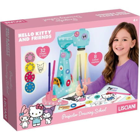 Projecteur créatif - LISCIANI - Hello Kitty et ses Amis - LED intégrée - Dessins a tracer