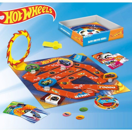 Hot Wheels Saut Haute Vitesse - Jeu de société - LISCIANI - Courses automobiles
