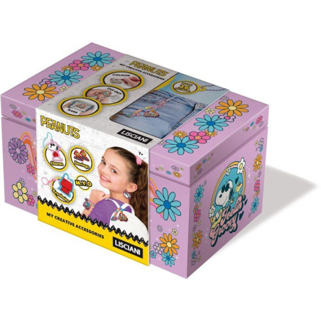 Peanuts Crée Tes Bijoux Charms - Coffret créatif bijoux - LISCIANI - Thermoformage - Breloques personnalisées