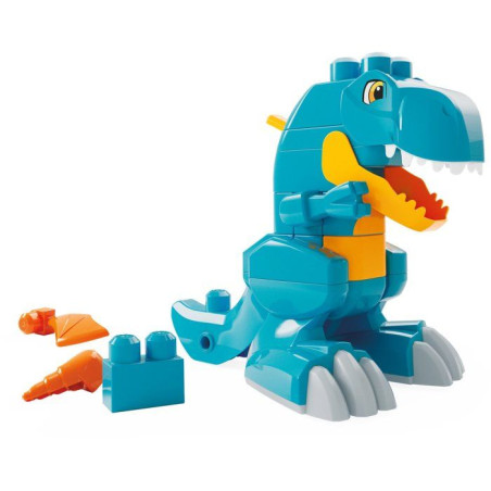 Jeu de construction - MEGA BLOKS - Dino JMK85 - 3 en 1 - 22 pieces - Transformable