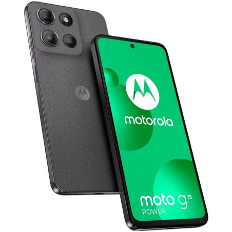 Smartphone MOTOROLA Moto G15 Power Stockage 512 Go RAM 8 Go Gris Souris